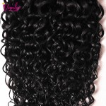 Human Hair Weave With Closure Water Wave With Closure Brazilian Hair Weave Bundle Water Wave Virgin Hair 3 Bundles With Closure 