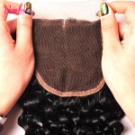 Human Hair Weave With Closure Water Wave With Closure Brazilian Hair Weave Bundle Water Wave Virgin Hair 3 Bundles With Closure 