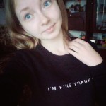 I'M FINE THANK YOU Black White Fashion Women Suit Casual Hoodies Shirts Hoody Sweatshirts