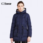 ICEbear 2016 Many Colors Cotton Warm Wool Hat New Hot Sale Fashion Winter Slim Outwear Padded Jackets Parka Women coat 16G6229P