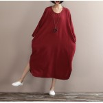 In The Autumn Of 2016 New Women's Dress Art Gown Size Linen Texture Robe Bureau Droite Vestido Feminino Casual Automne Long Maxi