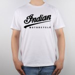 Indian Motorcycle tank logo indian motorcycle T-shirt Top Pure Cotton Men T shirt New Design High Quality