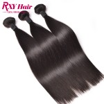 Indian Virgin Hair Straight Weave 3 Bundles Raw Indian Human Hair Bundles 8A Straight Virgin Hair RXY Remy Human Hair Extensions