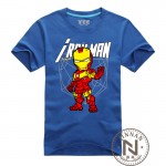 Iron Man T-Shirt Men Boy T Shirt Cartoon The Avengers Movie Tshirt Clothing Super Hero Ironman Tee