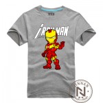 Iron Man T-Shirt Men Boy T Shirt Cartoon The Avengers Movie Tshirt Clothing Super Hero Ironman Tee