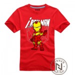 Iron Man T-Shirt Men Boy T Shirt Cartoon The Avengers Movie Tshirt Clothing Super Hero Ironman Tee