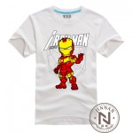 Iron Man T-Shirt Men Boy T Shirt Cartoon The Avengers Movie Tshirt Clothing Super Hero Ironman Tee