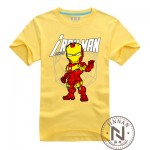 Iron Man T-Shirt Men Boy T Shirt Cartoon The Avengers Movie Tshirt Clothing Super Hero Ironman Tee