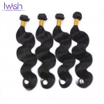 Iwish Hair Peruvian Virgin Hair Body Wave 4 Bundles Peruvian Body Wave Virgin Peruvian Hair Bundles Human Hair Extensions