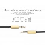 JACK 1M 2M 3M Male to Male 3.5mm to 3.5mm Universal Gold Plated Auxiliary Audio Stereo Cable AUX Cord Jack to Jack Device