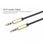 JACK 1M 2M 3M Male to Male 3.5mm to 3.5mm Universal Gold Plated Auxiliary Audio Stereo Cable AUX Cord Jack to Jack Device