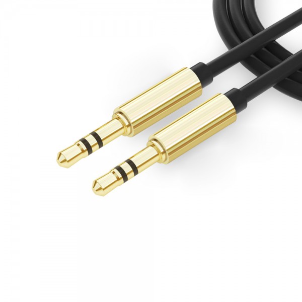 JACK 1M 2M 3M Male to Male 3.5mm to 3.5mm Universal Gold Plated Auxiliary Audio Stereo Cable AUX Cord Jack to Jack Device