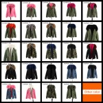 JAZZEVAR woman army green Large raccoon fur collar hooded coat parkas outwear 2 in 1 detachable lining winter jacket brand style