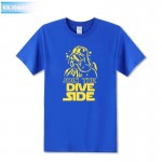 JOIN THE DIVE DARK Underwater Scuba Printed T Shirt Tracksuit For Men Short Sleeve O-Neck T-Shirt Tshirts Dresses For Men Down