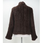 Jancoco Max S1340 11 Colours Thick Knitted Real Rabbit Fur Jacket Women Winter Warm Fashion / Lady Fur Coat