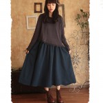 Japanese Spring Mori Girl Dress Women's Sweet Soft Loose Two Piece O Neck Full Sleeved Cute Femme Vestido Lovely Dresses C064