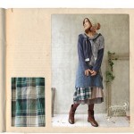 Japanese Women Sweet Patchwork Vintage Plaid Loose Basic Hoho Cute Kawaii Festa Longo Vestido Female Tank Dress Mori Girl U129