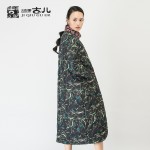 Jiqiuguer Vintage Printed Floral Warm Winter Coat For Women Ethnic Stand Collar Embroidered Long Jackets Outwear G164Y027