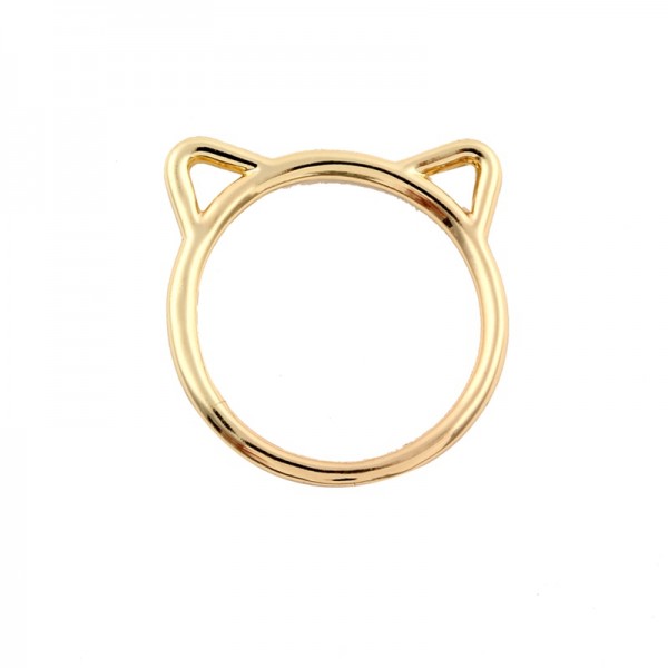 Jisensp 2017 New Fashion Accessories Jewelry Rings Lovely kitty Cat Ear Rings for Women Wedding and Party Gifts R090