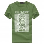 Joy Division Unknown Pleasure men's t-shirts Funny Gothic fiteness brand clothing fashion streetwear hip hop cotton tshirt homme