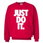 Just Do It letter print 2016 autumn winter men sweatshirt fashion hoodies streetwear tracksuit fleece top clothing drake