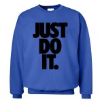 Just Do It letter print 2016 autumn winter men sweatshirt fashion hoodies streetwear tracksuit fleece top clothing drake