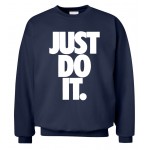 Just Do It letter print 2016 autumn winter men sweatshirt fashion hoodies streetwear tracksuit fleece top clothing drake