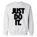 Just Do It letter print 2016 autumn winter men sweatshirt fashion hoodies streetwear tracksuit fleece top clothing drake