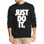 Just Do It letter print 2016 autumn winter men sweatshirt fashion hoodies streetwear tracksuit fleece top clothing drake