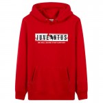 Juventus sweatshirt autumn and winter loose plus size backand outerwear fans plus velvet thickening pullover hoody free shipping