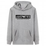 Juventus sweatshirt autumn and winter loose plus size backand outerwear fans plus velvet thickening pullover hoody free shipping