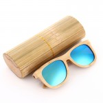 KITHDIA Bamboo Sunglasses Men Wooden Sunglasses polarized Brand Designer Mirror Original Wood Sun Glasses Oculos zonnebril