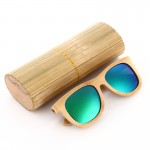 KITHDIA Bamboo Sunglasses Men Wooden Sunglasses polarized Brand Designer Mirror Original Wood Sun Glasses Oculos zonnebril