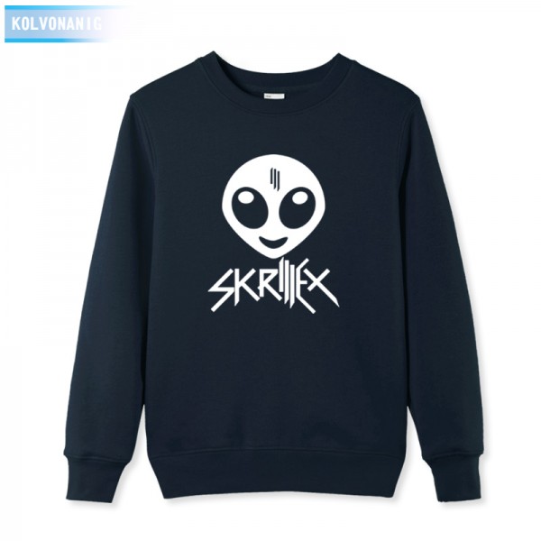 KOLVONANIG Skrillex Rock Band Hip Hop Printed Pullover Top Quality Cotton Dresses For Men Men's Sportswear Sweatshirt Plus Size