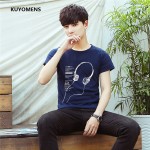 KUYOMENS Men's T-Shirts Plus Size S-5XL Tee Shirt Homme Summer Short Sleeve Men T Shirts Male TShirts Camiseta Tshirt Homme