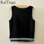 KaiTingu 2016 Brand New Fashion Women Sleeveless Sky Print Crop Top Cropped Tops Casual Top Fitness Women Vest Tank Tops