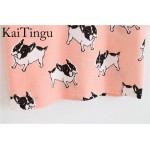 KaiTingu Brand New Fashion Spring Summer Style Harajuku T Shirt Women Clothes Tops O-Neck Tee Shirts Funny Dog Print