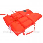 Kid To Adult Size Life Vest With Survival Whistle Water Sports Foam Life Jacket For Drifting Water-skiing Upstream Surfing