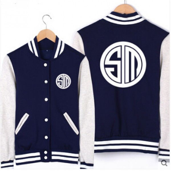 LOL TSM Unisex O-neck Cosplay Baseball Jacket Free Shipping