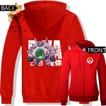 LOVELY cute game character OW watch over DVA costume D.VA hoodies zipper warm hoodies ACG fans Christmas gift ac300