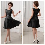 Lace Chiffon Patchwork Cute Princess Dress Summer Sleeveless Tank Dress Slim Elegant Short Prom Party Dress Robe MK096