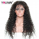 Lace Front Human Hair Wigs 250% Density Full Lace Human Hair Wigs For Black Women Brazilian Natural Loose Curly Front Lace Wig