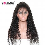 Lace Front Human Hair Wigs 250% Density Full Lace Human Hair Wigs For Black Women Brazilian Natural Loose Curly Front Lace Wig