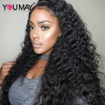 Lace Front Human Hair Wigs 250% Density Full Lace Human Hair Wigs For Black Women Brazilian Natural Loose Curly Front Lace Wig