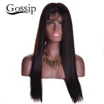 Lace Front Human Hair Wigs For Black Women Peruvian Straight Full Lace Human Hair Wigs With Baby Hair Glueless Full Lace Wigs