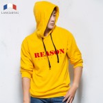 Langmeng 100% cotton new 2016 autumn Winter fashion men hoodies casual male pullover mens crewneck sweatshirt lovers' hoodies