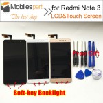 Lcd Screen for Xiaomi Redmi Note 3 Pro Soft-key Backlight Replace LCD Display+Touch Screen for Xiaomi Redmi Note 3/Prime 5.5''