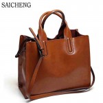 Leather Bags Handbags Women Famous Brands Big Casual Women Bags Trunk Tote Spanish Brand Shoulder Bag Ladies large Bolsos Mujer