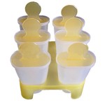 Lolly Mould Tray Pan Kitchen Randomly color 6 Cell Frozen Ice Cube Molds Popsicle Maker  DIY Ice Cream Tools Cooking tools