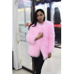 Long 75cm sleeve 60cm 2014 autumn and winter ostrich wool turkey wool fur coat long-sleeve women's rabbit fur fox fur